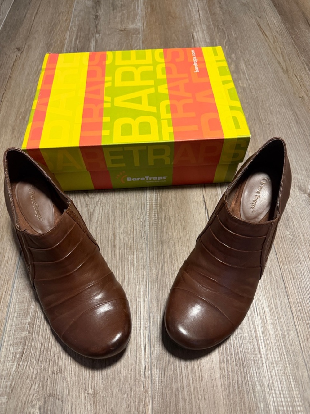 BareTraps Trenda Brown Slip-On Mules